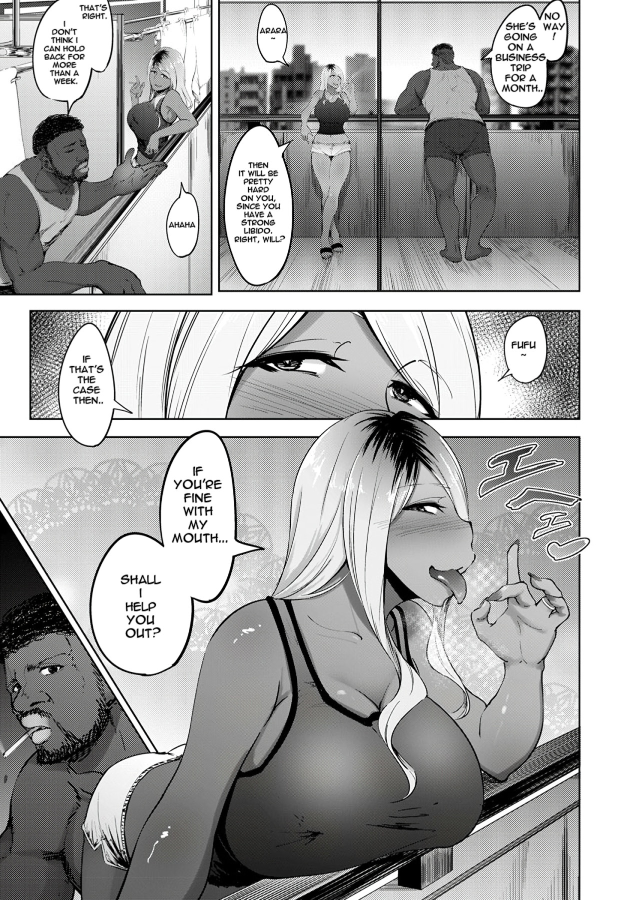 Hentai Manga Comic-How This Dark-Skinned Gal Wife Began Cheating-Read-3